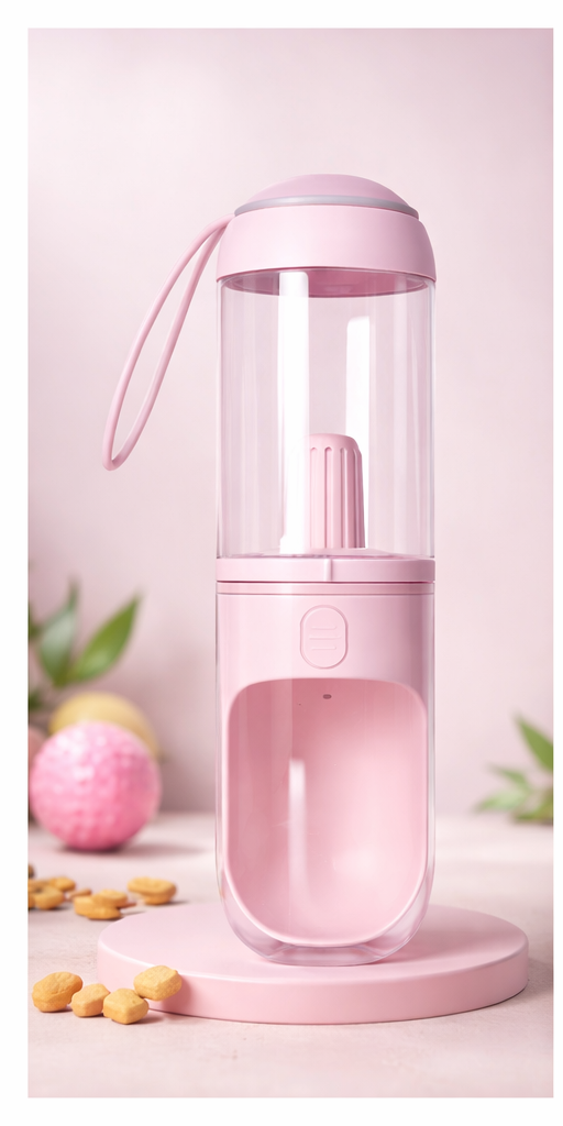 Gourde d’eau portable pour animaux (chien et chat)